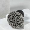 Fxndknjks Cast Iron Chain Scrubber, Red view 2