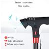 Multifunctional Quad-Base Telescopic Walking Cane with Smart Anti-Slip Design view 3
