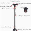 Multifunctional Quad-Base Telescopic Walking Cane with Smart Anti-Slip Design view 4