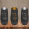 Pet Memorial Light with Saying, White Exterior/Gold Interior, Design 7, Personalized Name, 12 cm view 2