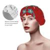 Stylish Reusable Shower Cap - Red Western Southwest Mesas view 4