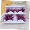 FRCOLOR 15 Pairs Colored Cosplay False Eyelashes view 2