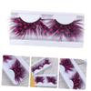 FRCOLOR 15 Pairs Colored Cosplay False Eyelashes view 3