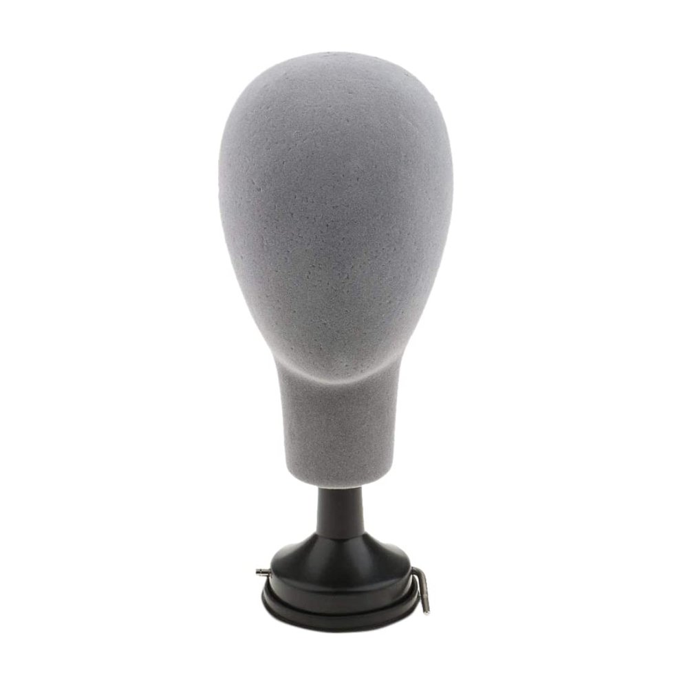 Zunedhys Flocked Foam Mannequin Head for Photography Props, Wigs, Glasses and Hat Display