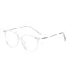ENPAP Bergroe Blue-Light-Blocking Computer Reading Glasses, Oval, Transparent, +1.00 view 1