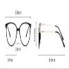 ENPAP Bergroe Blue-Light-Blocking Computer Reading Glasses, Oval, Transparent, +1.00 view 3