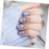 Self-Adhesive Nail Stickers with Small Floral Designs, 6 Paper Sheets view 4