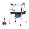 Foldable Rollator with Seat and Front Wheels view 1