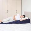 Extra-Wide, Extra-Long Bed Wedge Pillow for Reading, Sleeping and Reflux Relief view 2