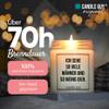 candle guy Scented Candle in a Glass Jar [70-Hour Burn Time] – Handmade Soy Wax Candle with Saying view 3