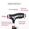 Four-Legged Walking Cane for Older Men, Adjustable Aluminum Walking Aid view 2