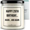 candle guy Scented Candle in Glass [70-Hour Burn Time] – Handmade Soy Wax Candle with Saying view 1