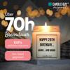 candle guy Scented Candle in Glass [70-Hour Burn Time] – Handmade Soy Wax Candle with Saying view 3
