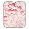 Adjustable Salon Barber Cape with Red Hearts view 1