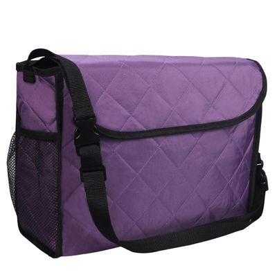Wheelchair Storage Bag, Shoulder Bag for Travel, Rollators and Seniors, Purple