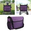 Wheelchair Storage Bag, Shoulder Bag for Travel, Rollators and Seniors, Purple view 3