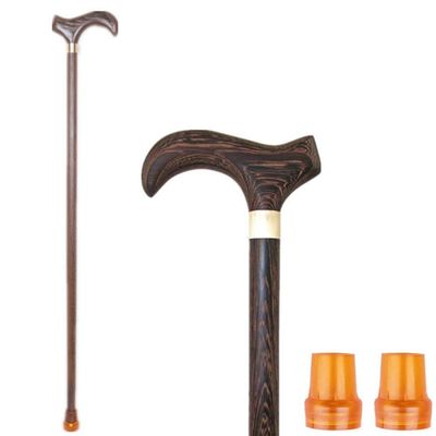 SilteD Solid Wood Walking Cane for Older Adults