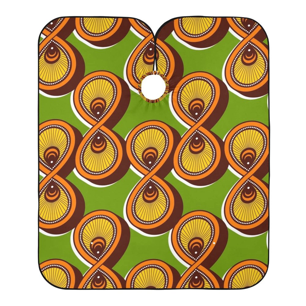 African-Pattern Haircut Cape for Adults