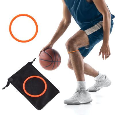 Patellar Tendon Support Strap, Soft Silicone Knee Stabilizer, Orange, 1 Piece