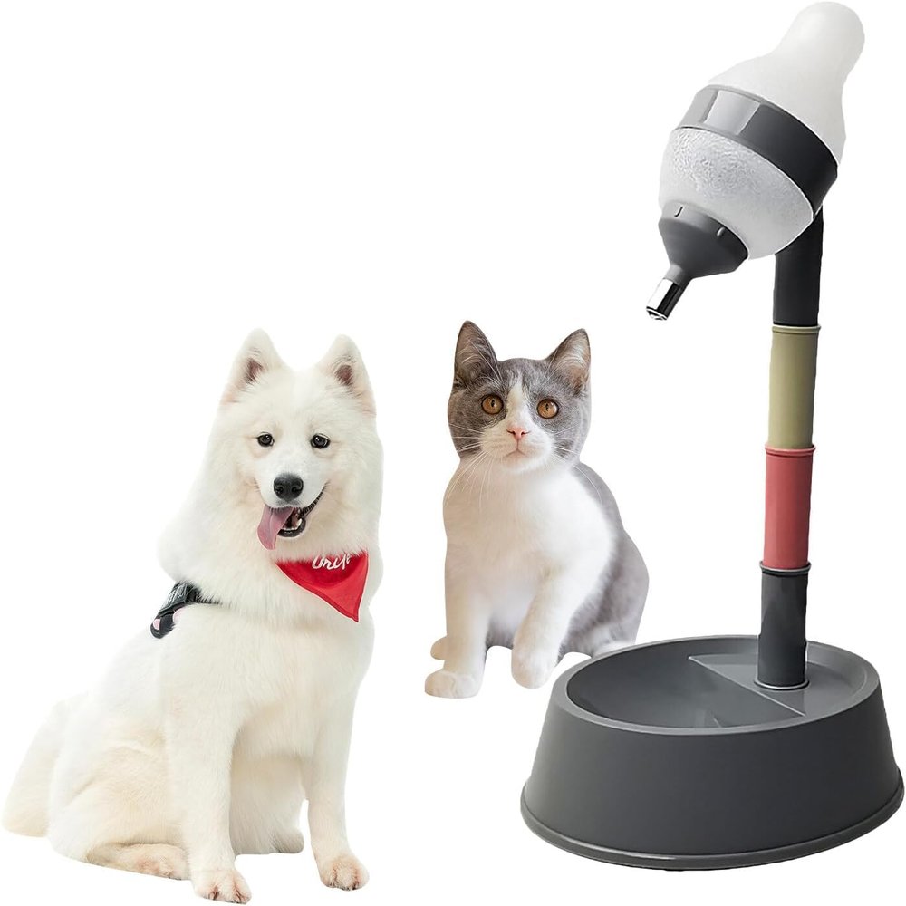 Automatic Pet Water Dispenser for Dogs and Cats (Dark Gray)