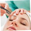 FRCOLOR 8-Piece Mini Stainless Steel Angled-Tip Eyebrow Tweezers view 2