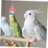 ABOOFAN Parrot Toy with Spoon Pendant view 2