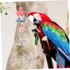 ABOOFAN Parrot Toy with Spoon Pendant view 4