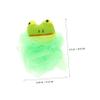 FRCOLOR 4-Piece Bath Pouf Set with Cartoon Animal Designs view 2