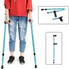 Adjustable Folding Forearm Crutch, Lightweight Aluminum with Shock-Absorbing Spring view 1