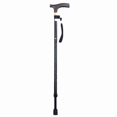 Portable Telescoping Walking Cane for Older Adults with Solid Wood Handle