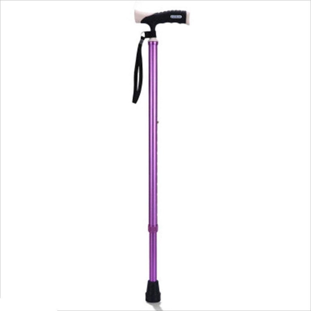 Retractable, Height-Adjustable Walking Cane, Lightweight, Foldable, Portable, Non-Slip, for Seniors and People with Disabilities