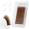 ANNAFRIS Brown Classic Individual Lash Extensions, 0.07 C, 8–15 mm Mix view 1