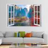 3D Forest Tree Wall Decal with Wall Break Effect, 67 x 45 cm view 4