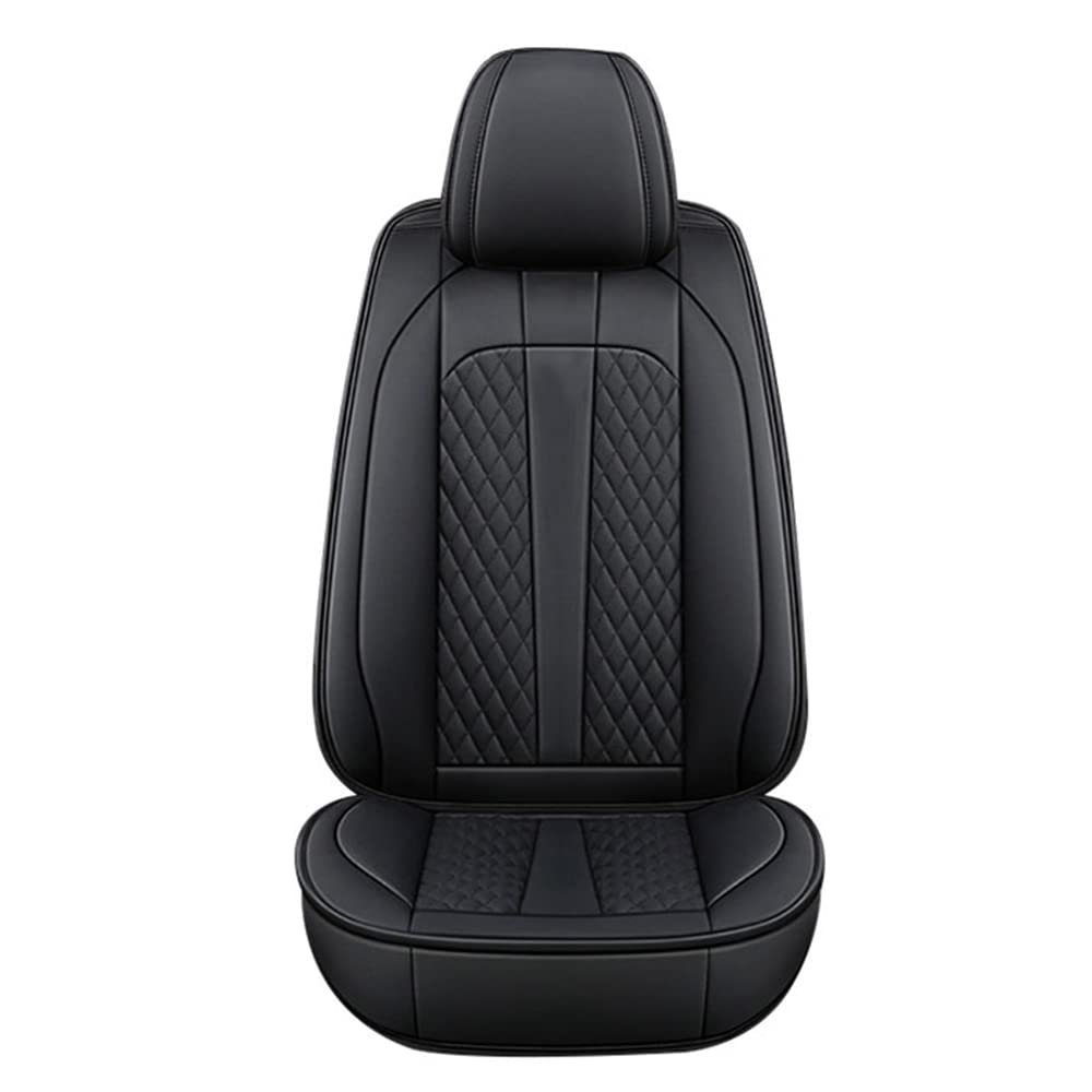 Awotzon Waterproof PU Leather Seat Covers for Skoda Scala 2019–2023, 5-Seat Set, Standard Black