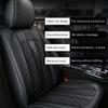 Awotzon Waterproof PU Leather Seat Covers for Skoda Scala 2019–2023, 5-Seat Set, Standard Black view 4