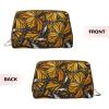 Chemistry Print Leather-Look Washable Makeup Bag for Women view 3
