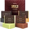 4-Piece Natural Men's Soap Set for Face and Body view 1