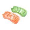 Small Plastic Foot Massage Rollers, 2-Pack, Green view 1
