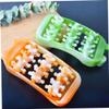 Small Plastic Foot Massage Rollers, 2-Pack, Green view 3
