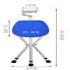 Folding Walking Cane Seat, Telescopic Tripod Stool, Lightweight, Height-Adjustable, Non-Slip Crutch for Seniors and People with Disabilities, for Fishing, Gardening, and Camping (#4) view 2