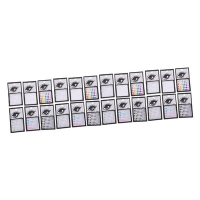 FOMIYES 24-Sheet Face Jewel Stickers, Shiny Acrylic Body Gems for Makeup, Festivals, Parties and Cosplay