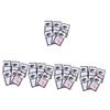FRCOLOR 5 Sets Acrylic Face Stickers with Heart and Star Rhinestones, 6 Sheets Each view 1