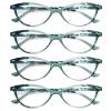 HEEYYOK Women's Cat-Eye Reading Glasses with Floral Pattern, +1.00 view 1