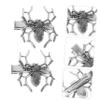 FRCOLOR 5 Sets Gothic Spider Halloween Hair Clips, 2 Pieces Each view 2