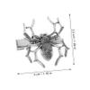 FRCOLOR 5 Sets Gothic Spider Halloween Hair Clips, 2 Pieces Each view 3