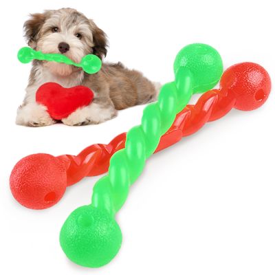 Durable Rubber Dog Chew Toy, Dental Care, Floating, Washable, 2 Pieces