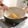 BBAUER Frying Pan with Lid, Induction Wok with Bakelite Handle view 3