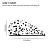 Cifeprak Dalmatian Print Hair Towel with Button, Coral Velvet Hair-Drying Turban Cap view 3