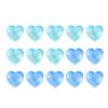 15 Reusable Ice Cubes, Cute Cartoon Heart Shape, Refreezable, Artificial Ice Cubes, Quick Cooling, Eco-Friendly, Washable Ice Cubes for the (Blue) view 1