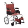 Rieort Folding Transport Wheelchair, Aluminum Alloy, Hand Brakes, Adjustable Footrests, 260 lb Capacity view 1